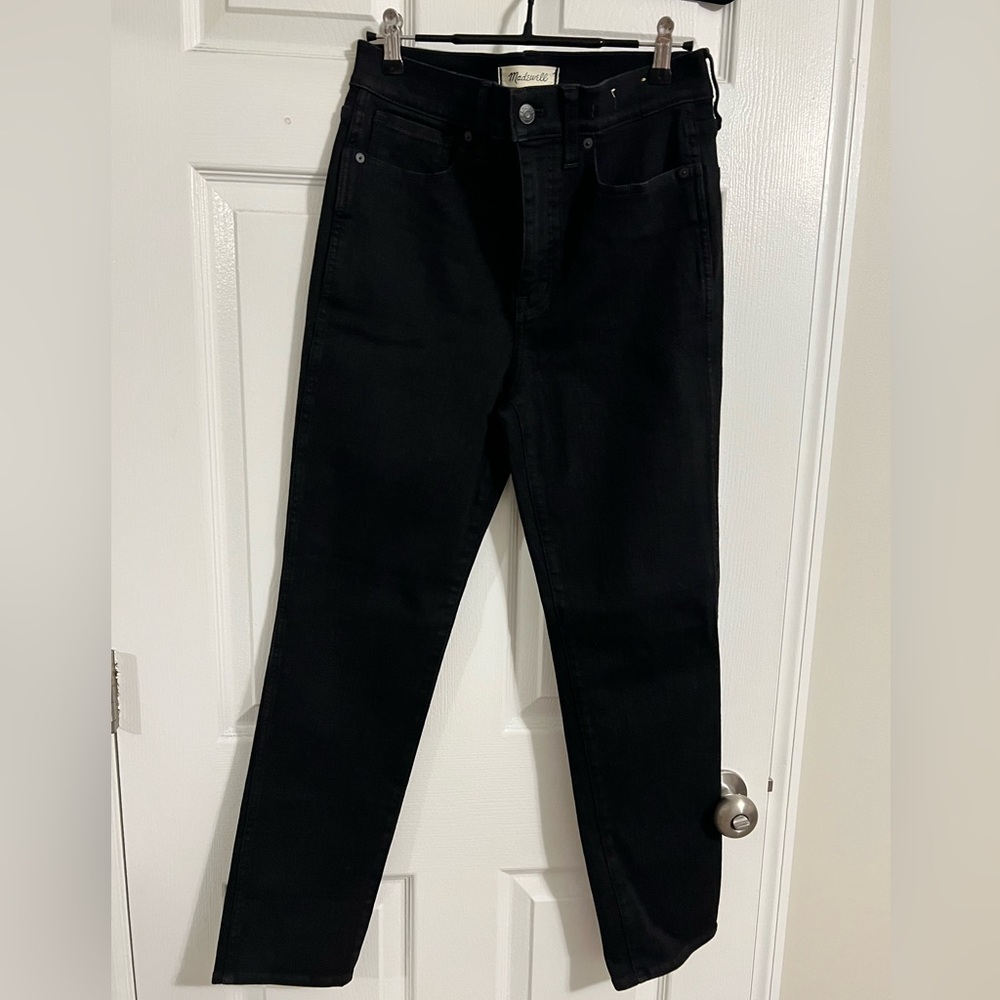 NWOT Madewell Stovepipe Black Jeans